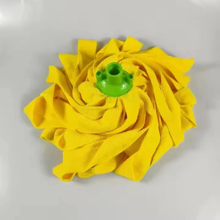 Free Sample 250g Yellow Loop End Mop Polyester Polyamide Refill