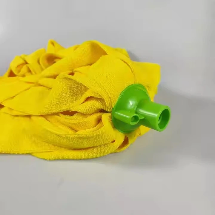 Free Sample 250g Yellow Loop End Mop Polyester Polyamide Refill